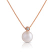 NECKLACE PINK GOLD 750 & PEARLS  - 84062