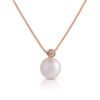 NECKLACE PINK GOLD 750 & PEARLS  - 84062