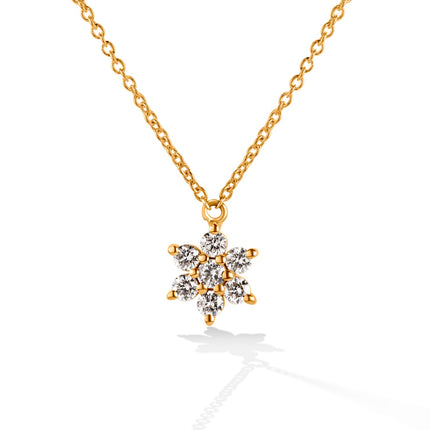 NECKLACE PINK GOLD 750 & PRECIOUS STONES - 85261