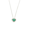 NECKLACE WHITE GOLD 750 & PRECIOUS STONES - 85276