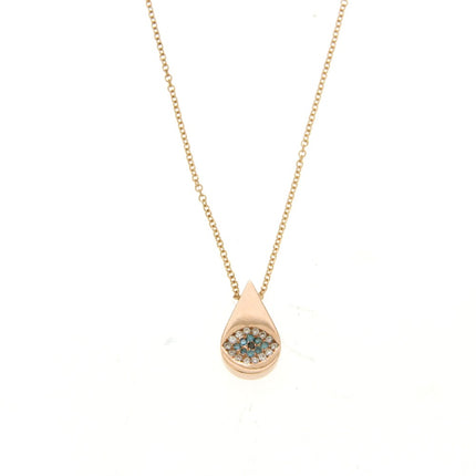 NECKLACE PINK GOLD 750 & PRECIOUS STONES - 85319