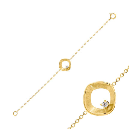 BRACELET  GOLD 750 & PRECIOUS STONES - 85328
