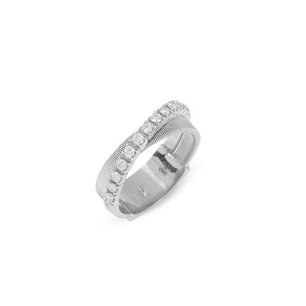 RING WHITE GOLD 750 & PRECIOUS STONES - 85644