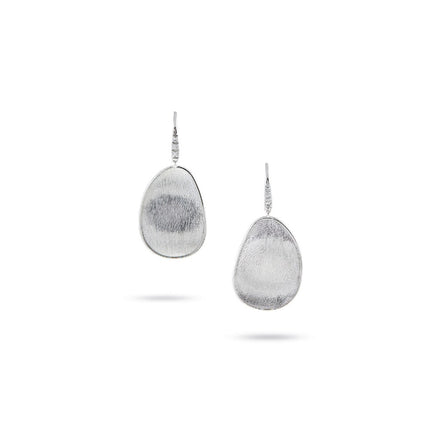 EARRINGS WHITE GOLD 750 & PRECIOUS STONES - 85659