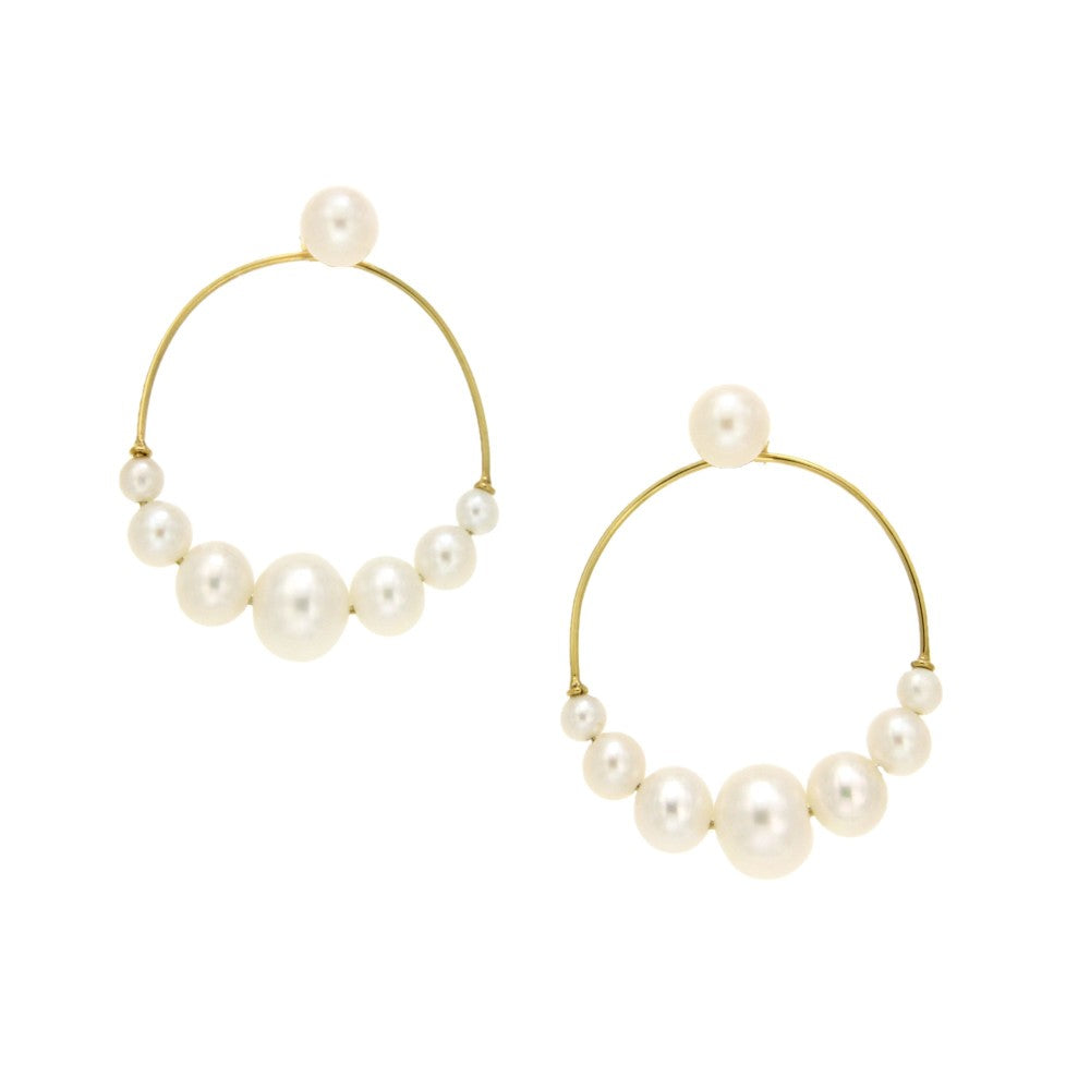EARRINGS GOLD 14K PRECIOUS STONES - 85884 - Availability: Up to 1 month