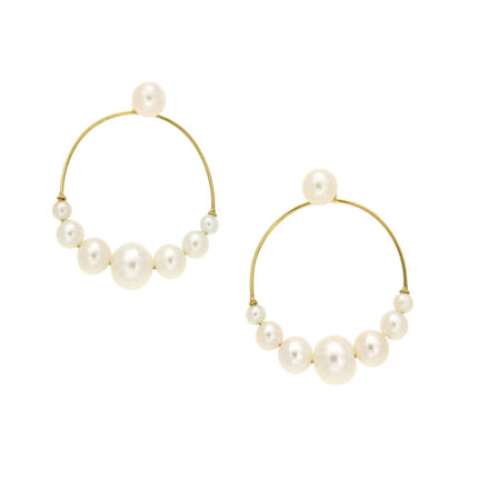 EARRINGS GOLD 14K PRECIOUS STONES - 85884 - Availability: Up to 1 month