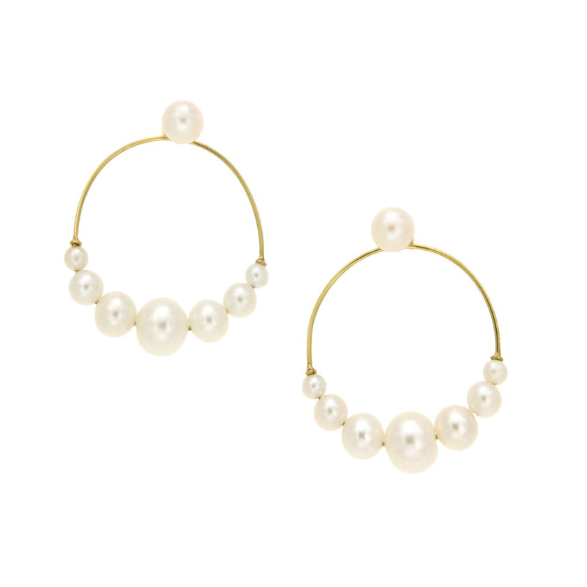 EARRINGS GOLD 14K PRECIOUS STONES - 85884 - Availability: Up to 1 month