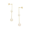 EARRINGS GOLD 14K PRECIOUS STONES - 85900 - Availability: Up to 1 month
