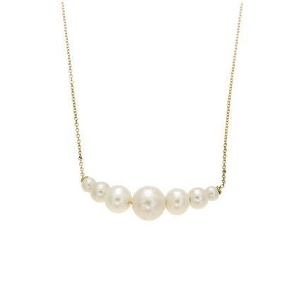 NECKLACE  GOLD 585 & PEARLS - 85906