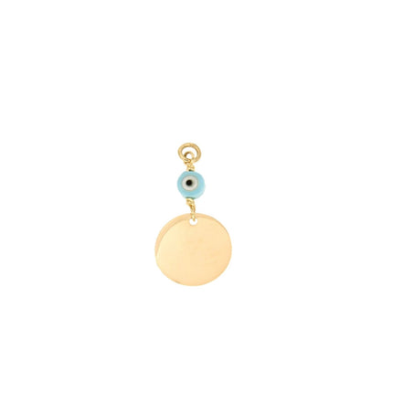 PENDANT  GOLD 585 & SYNTHETIC STONES - 86205