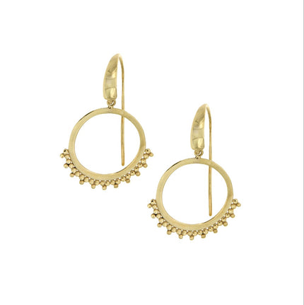 EARRINGS  GOLD 585 - 86242