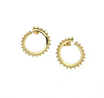 EARRINGS  GOLD 585 - 86243