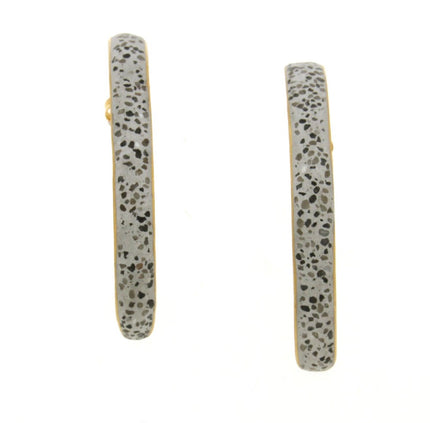 EARRINGS YELLOW SILVER 925 - 86738