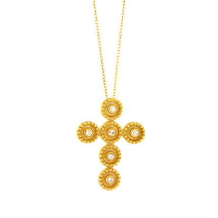 NECKLACE  GOLD 750 & PRECIOUS STONES WITH CHAIN - 87125