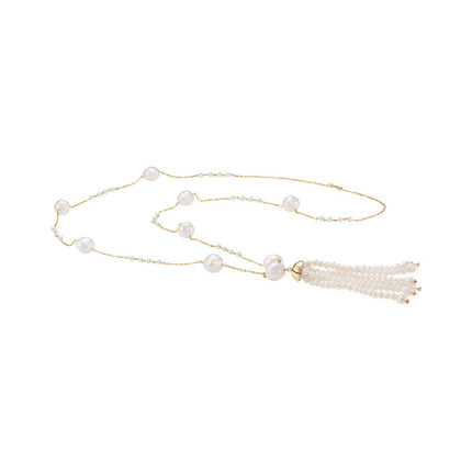 NECKLACE  GOLD 750 & PEARLS - 87145