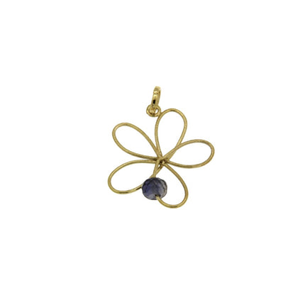 PENDANT  GOLD 585 & SEMIPRECIOUS STONES - 87227