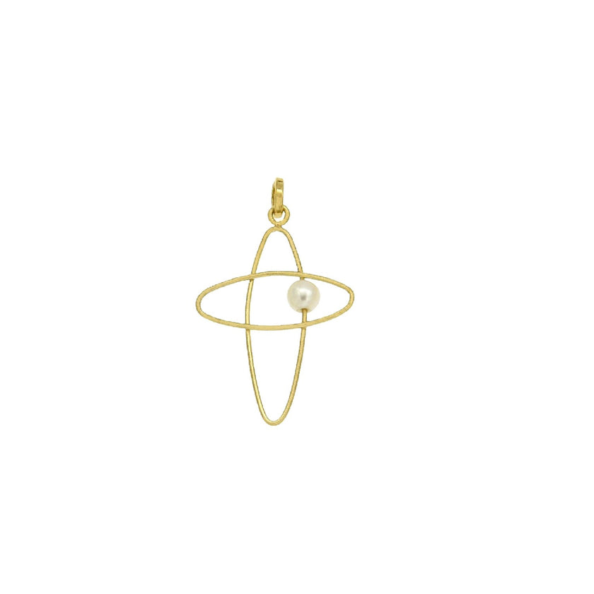 PENDANT  GOLD 585 & PEARLS - 87240 - Availability: Up to 1 month