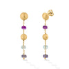 EARRINGS  GOLD 585 & SEMIPRECIOUS STONES