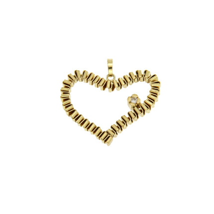 PENDANT  GOLD 750 & PRECIOUS STONES - 87322