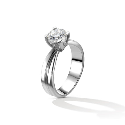 RING WHITE GOLD 750 & PRECIOUS STONES - 8748 - Availability: Up to 1 month