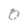 RING WHITE GOLD 750 & C.Z. - 87704