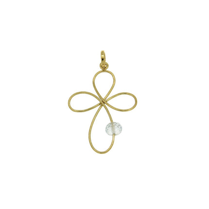 PENDANT  GOLD 585 & SEMIPRECIOUS STONES - 87749