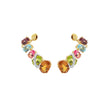 EARRINGS YELLOW & WHITE GOLD 750 & PRECIOUS STONES - 87956 - Availability: Up to 2 month