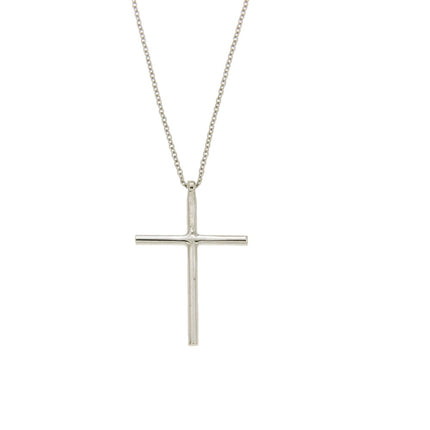 CROSS WHITE GOLD 750 WITH CHAIN - 88021