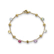 BRACELET  GOLD 750 & SEMIPRECIOUS STONES