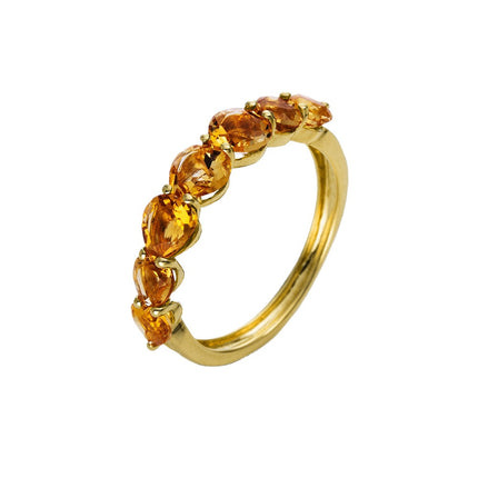 RING  GOLD 750 & SEMIPRECIOUS STONES