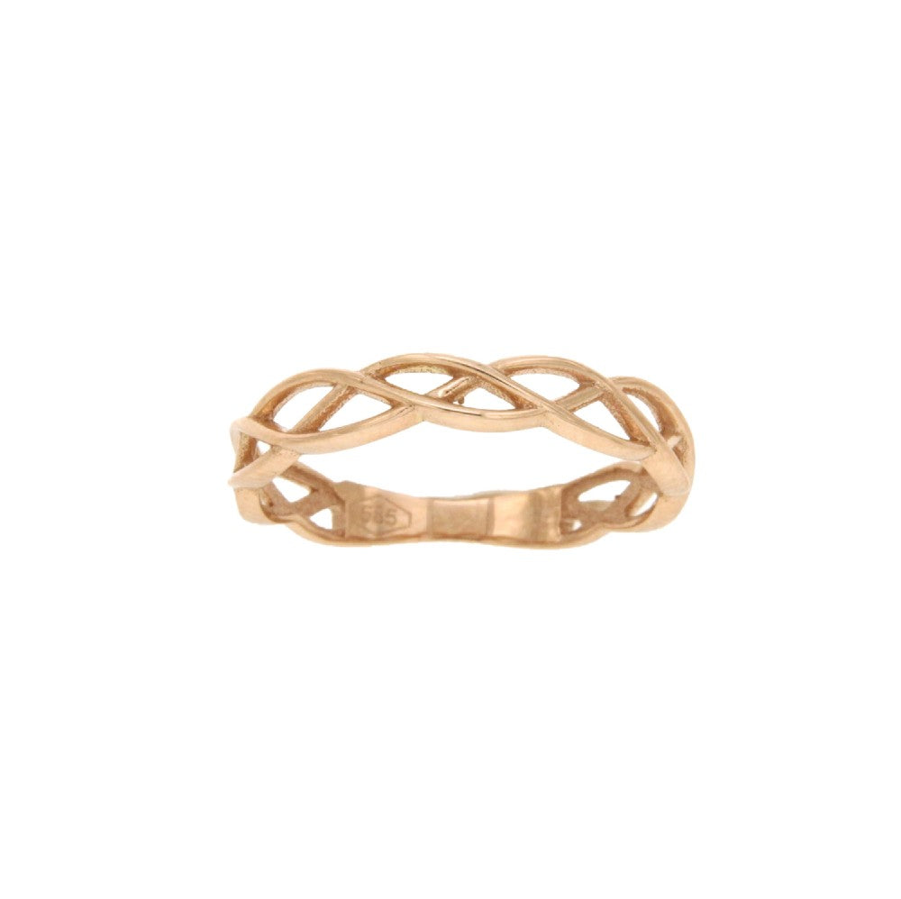 RING PINK GOLD 585