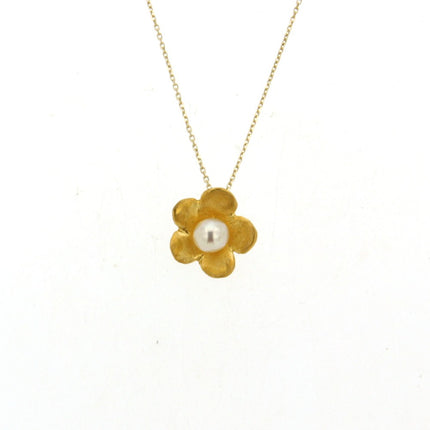 NECKLACE  GOLD 585 & PEARL - 88894