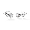 EARRINGS WHITE GOLD 750 - 89336