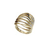 RING GOLD 14K NO OR SYNTHETIC STONES