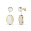 EARRINGS  GOLD 585 & PEARLS  - 89515