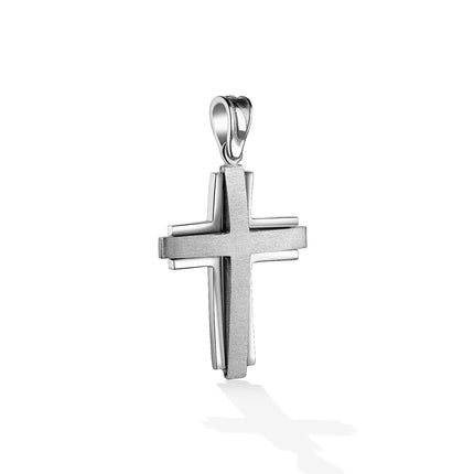 CROSS WHITE GOLD 585