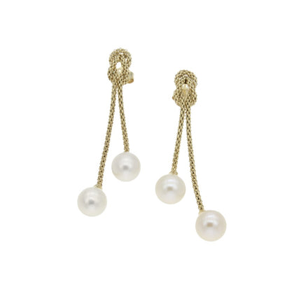 EARRINGS YELLOW SILVER 925 & PRECIOUS STONES - 89795