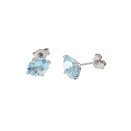 EARRINGS WHITE GOLD 750 & SEMIPRECIOUS STONES  - 90328