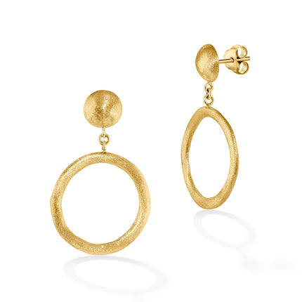 EARRINGS  GOLD 585 - 90395
