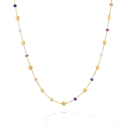 NECKLACE  GOLD 585 & SEMIPRECIOUS STONES - 90424