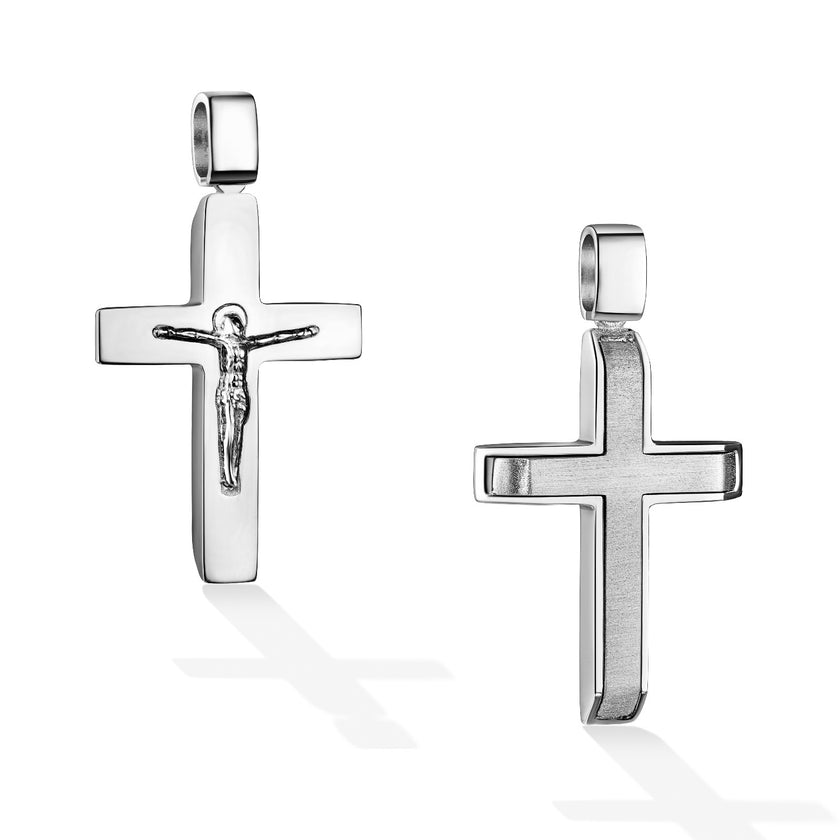 CROSS WHITE GOLD 585 - 90478