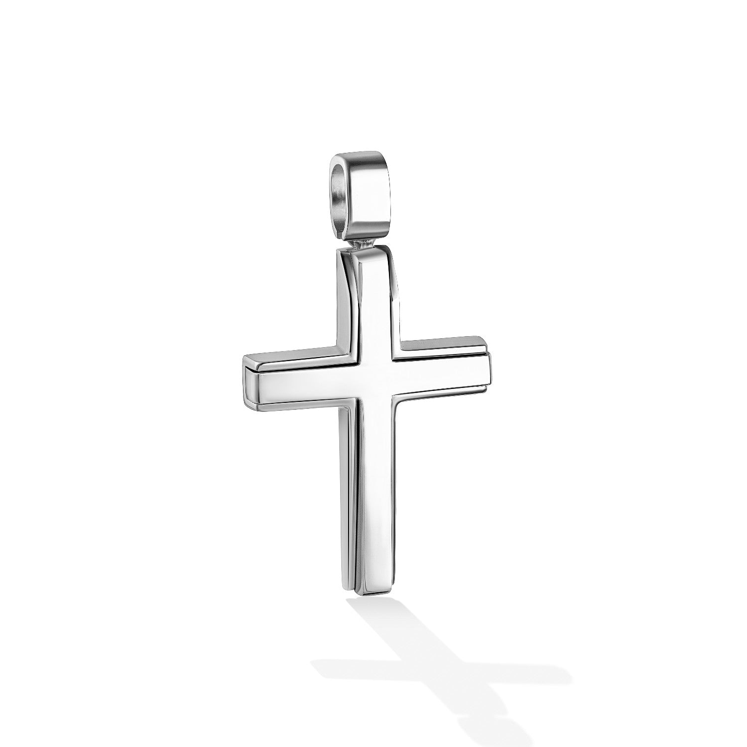 CROSS WHITE GOLD 585