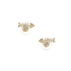 EARRINGS  GOLD 585   - 90576