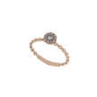 RING PINK GOLD 585 & C.Z.