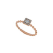 RING PINK GOLD 585 & C.Z.