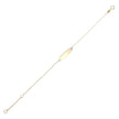 BRACELET GOLD 14K NO OR SYNTHETIC STONES