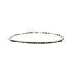 BRACELET WHITE GOLD 750 & C.Z. - 90732 - Availability: Immediately