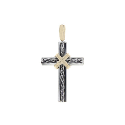 CROSS YELLOW & WHITE GOLD 750 - 90739