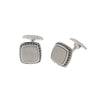 CUFFLINKS WHITE GOLD 750 & PRECIOUS STONES