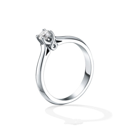 RING WHITE GOLD 750 & PRECIOUS STONES - 91291